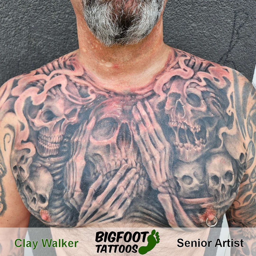 Evil Chest Piece — Clay Walker