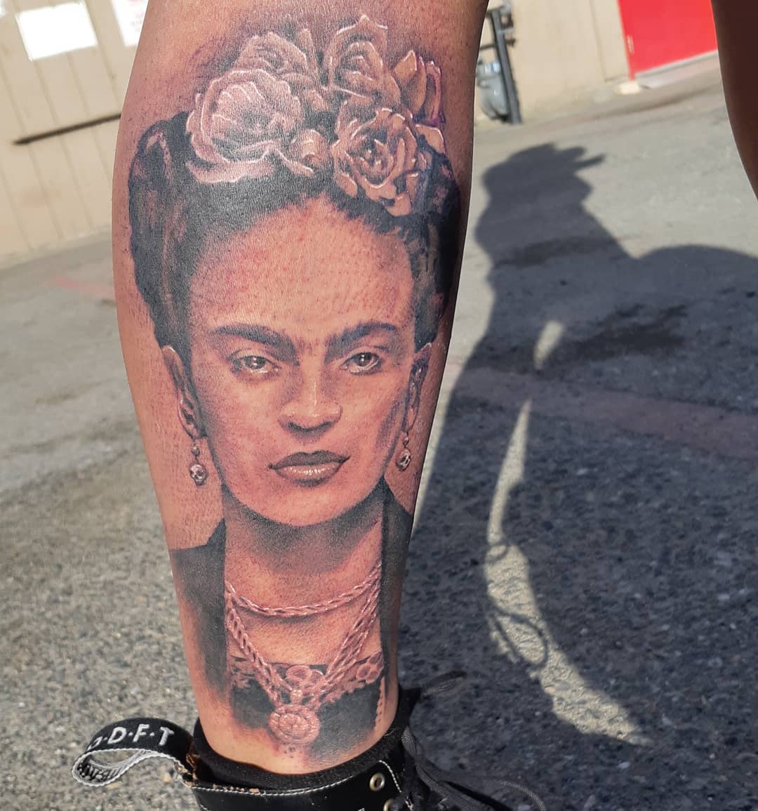 Frida Kahlo Tattoo — Clay Walker