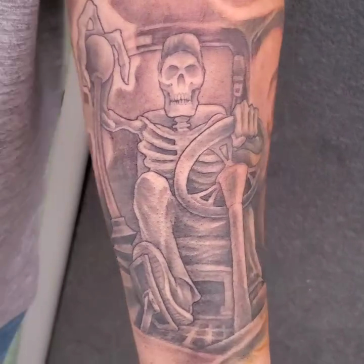 Skeletrucker Tattoo — Clay Walker