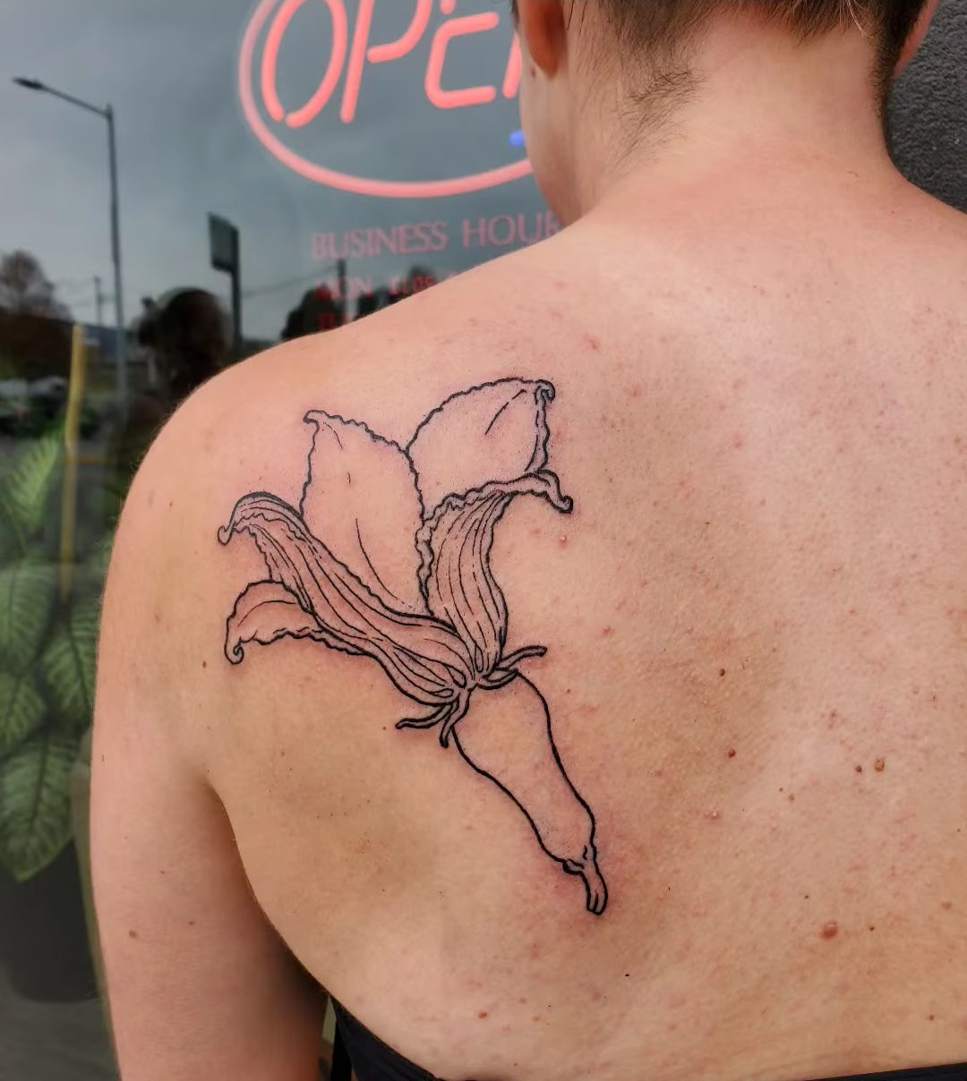 Squash Blossom Tattoo — Danny Cattington