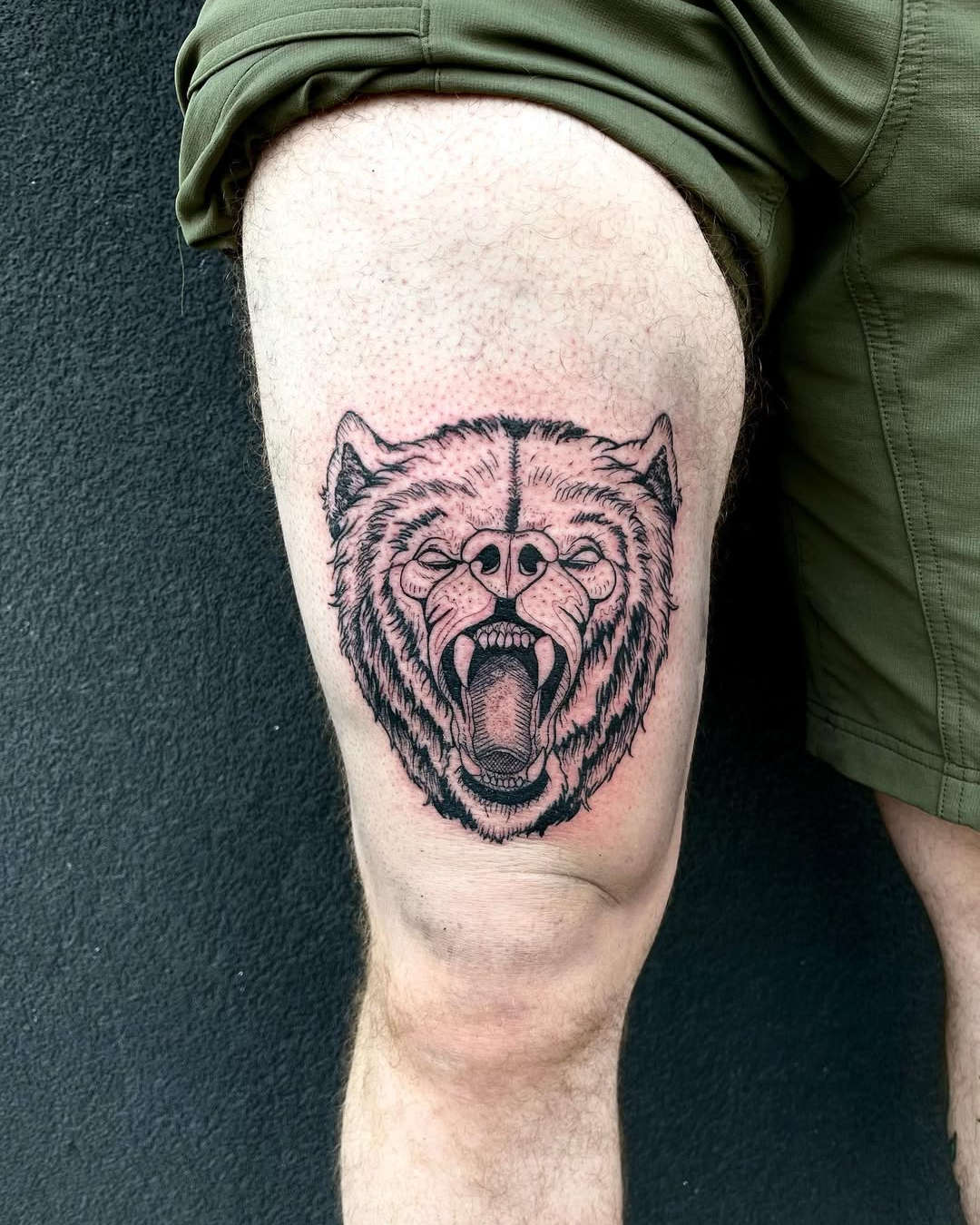 Beary Ferocious Tattoo — Jenessa Jones Beary Ferocious Tattoo — Jenessa Jones