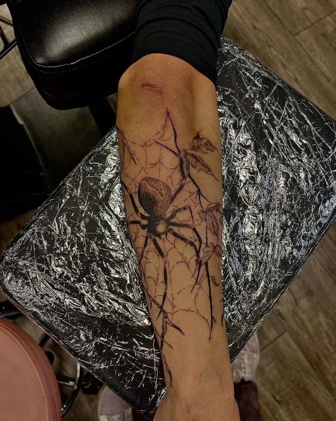 Silky Web Tattoo — Jenessa Jones