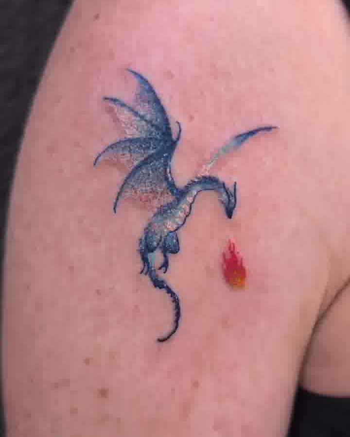 Tiny Dragon Tattoo — Jess Adlaide
