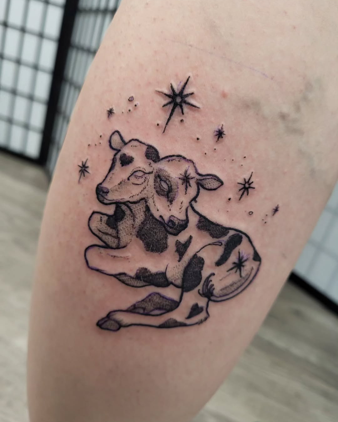 Two Headed Cow Tattoo — Jess Adlaide