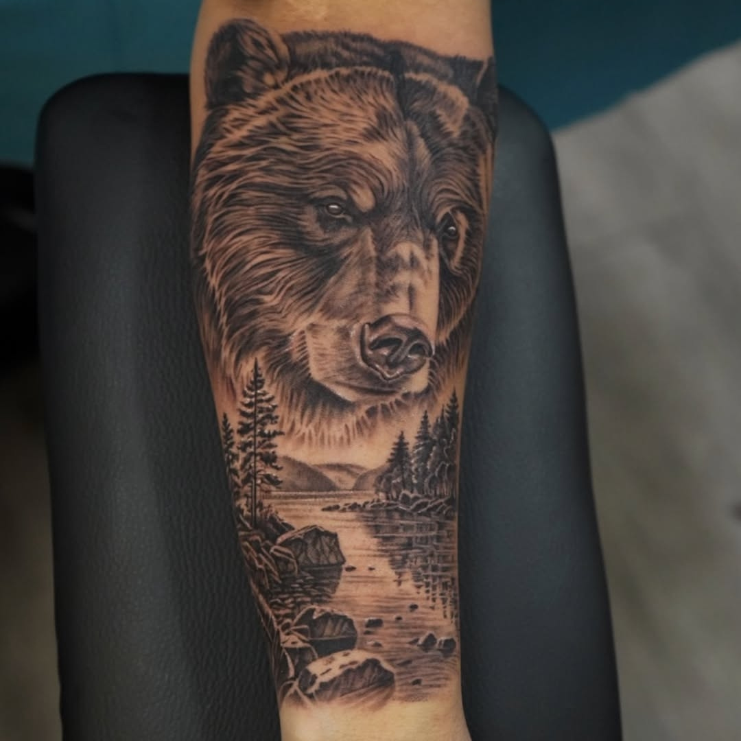 Bear Tattoo — Alex Pyankov