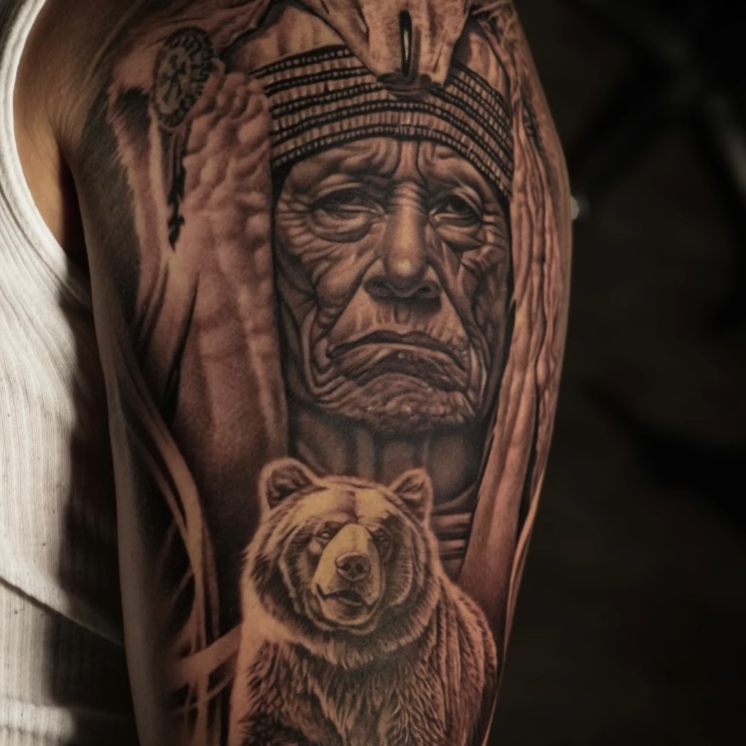 Indian Bear Sleeve — Alex Pyankov Indian Bear Sleeve — Alex Pyankov