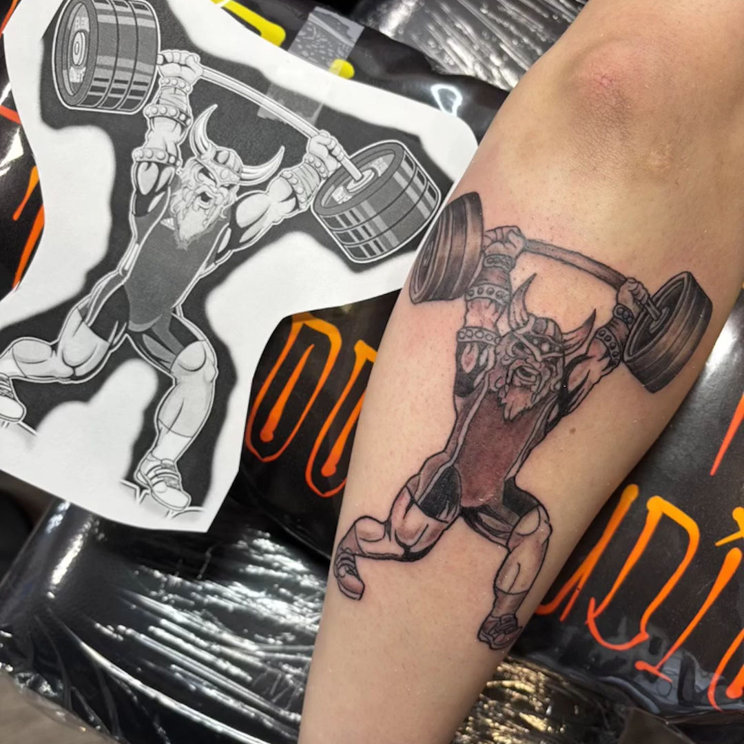 In Honor Vikings Weightlifting Club — Cody Morin Guest Artist
