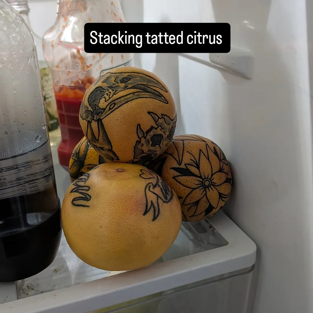 Citrus Fruit Tattoo — Danny Cattington Citrus Fruit Tattoo — Danny Cattington
