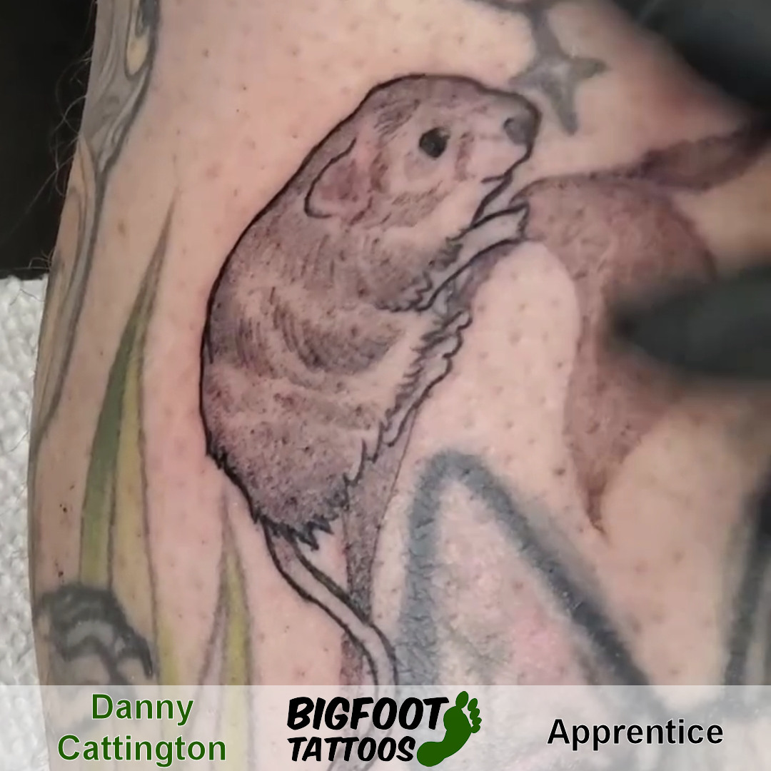 First Tattoo on Human Skin — Danny Cattington First Tattoo on Human Skin — Danny Cattington