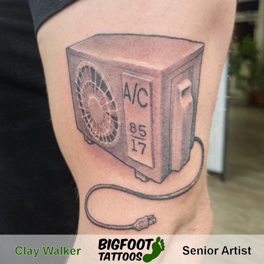 Air Conditioner Tattoo — Clay Walker Air Conditioner Tattoo — Clay Walker