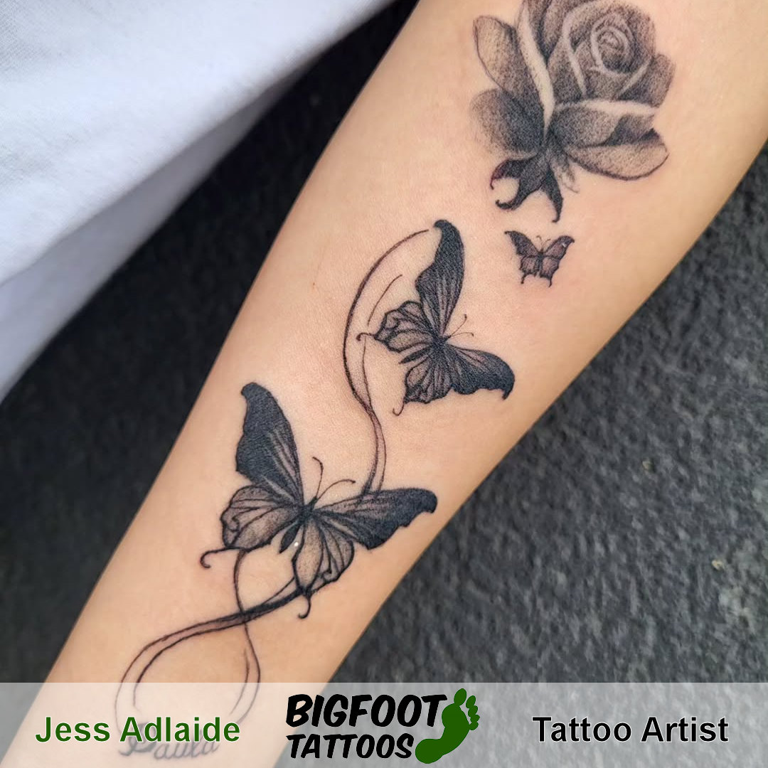 Butterfly Tattoo — Jess Adlaide