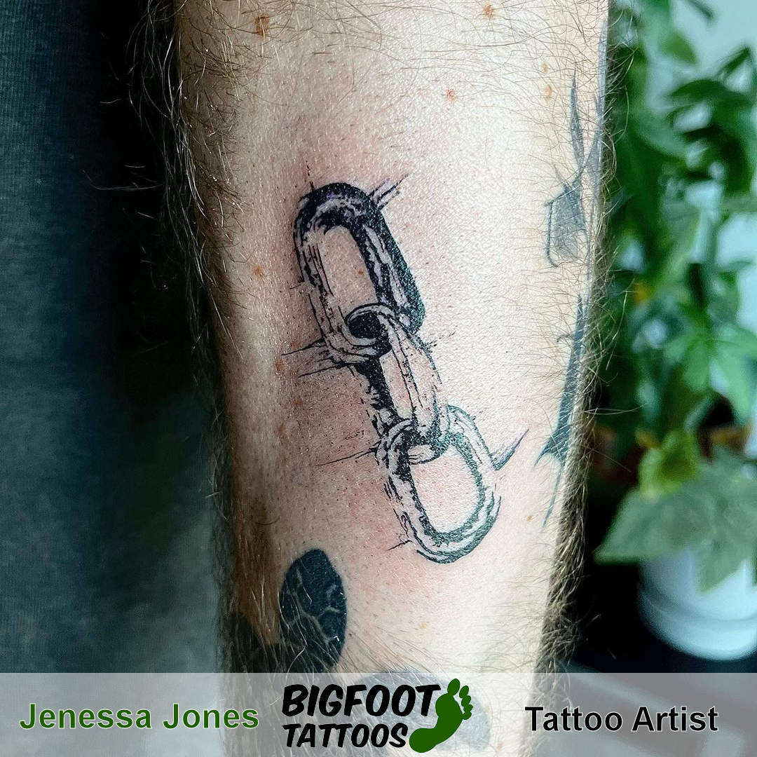 Chain Link Tattoo — Jenessa Jones