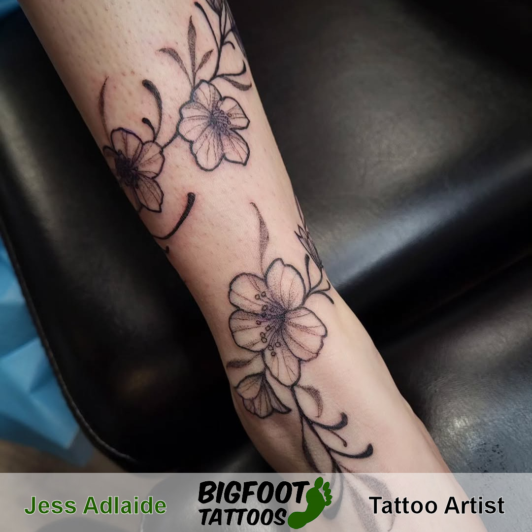 Cherry Blossoms Tattoo — Jess Adlaide