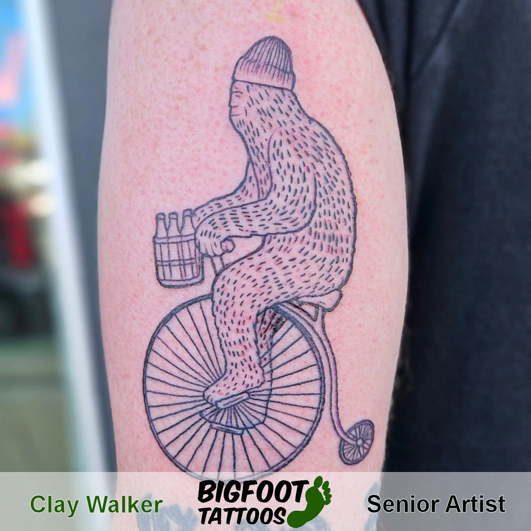 Cycle Squatch Tattoo — Clay Walker Cycle Squatch Tattoo — Clay Walker