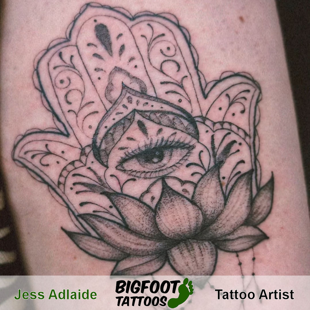 Hamsa Tattoo — Jess Adlaide Hamsa Tattoo — Jess Adlaide
