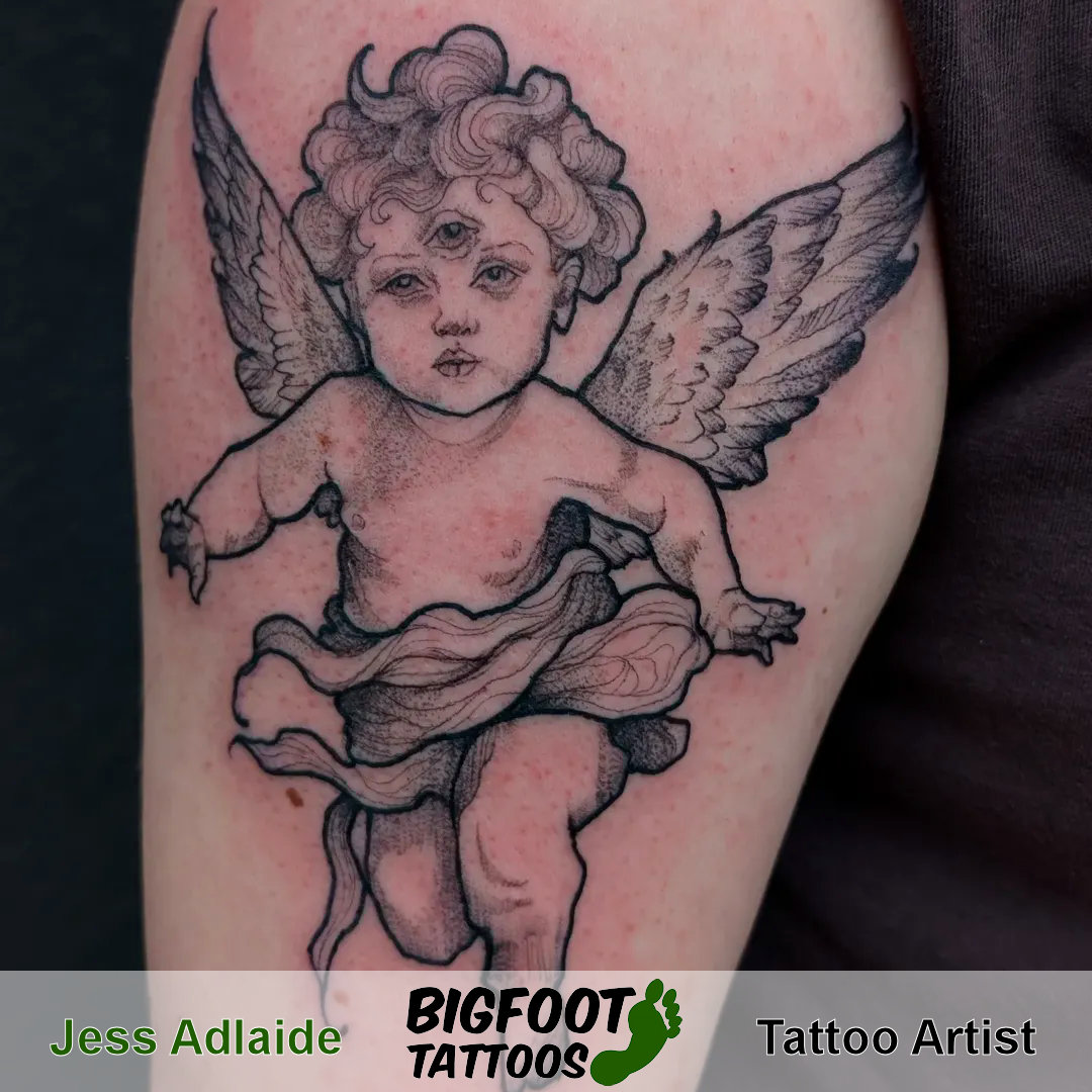 Three Eyed Cherub from Flash — Jess Adlaide Three Eyed Cherub from Flash — Jess Adlaide