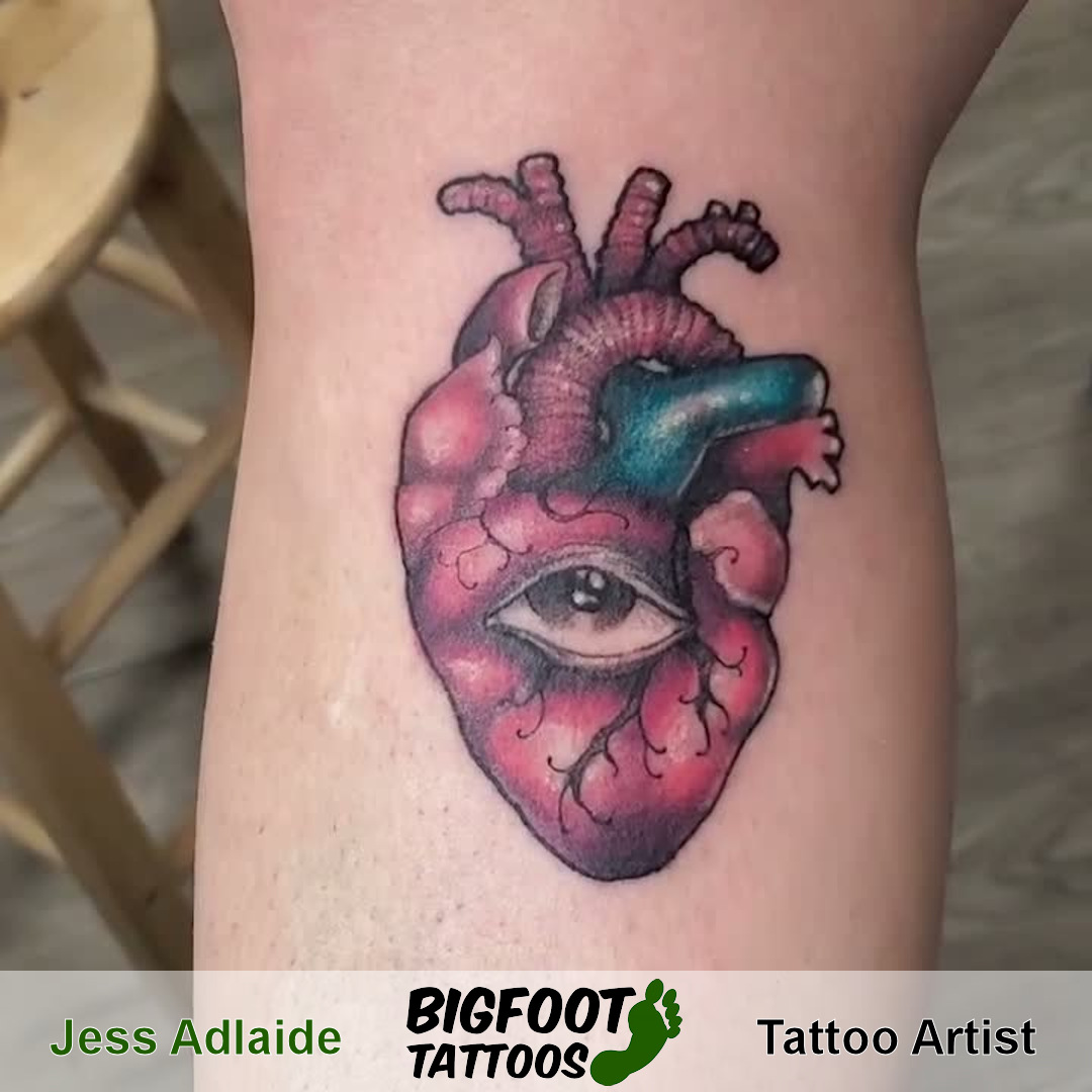 Heart Eye Tattoo — Jess Adlaide Heart Eye Tattoo — Jess Adlaide