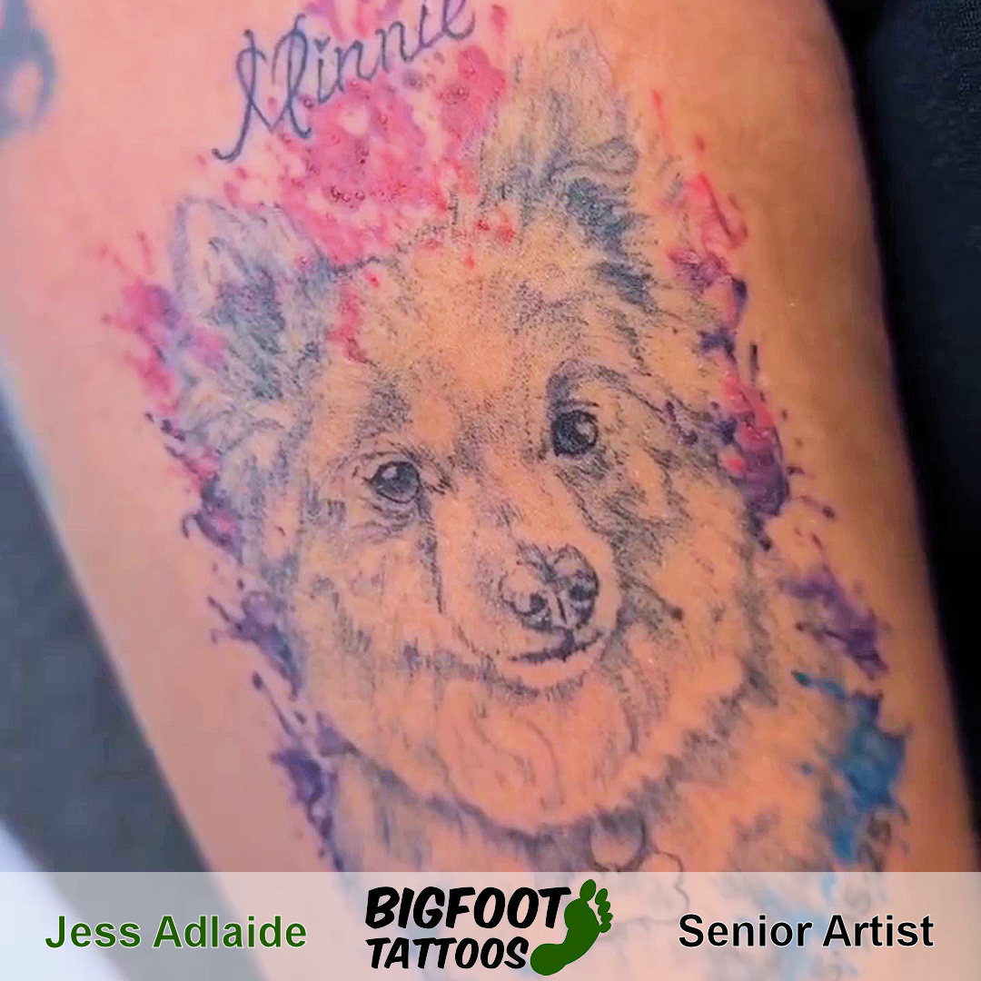 Pet Portrait Tattoo — Jess Adlaide