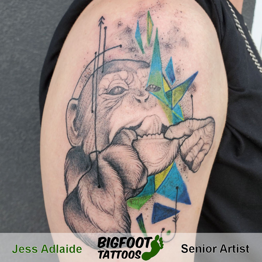 Monkey Tattoo — Jess Adlaide