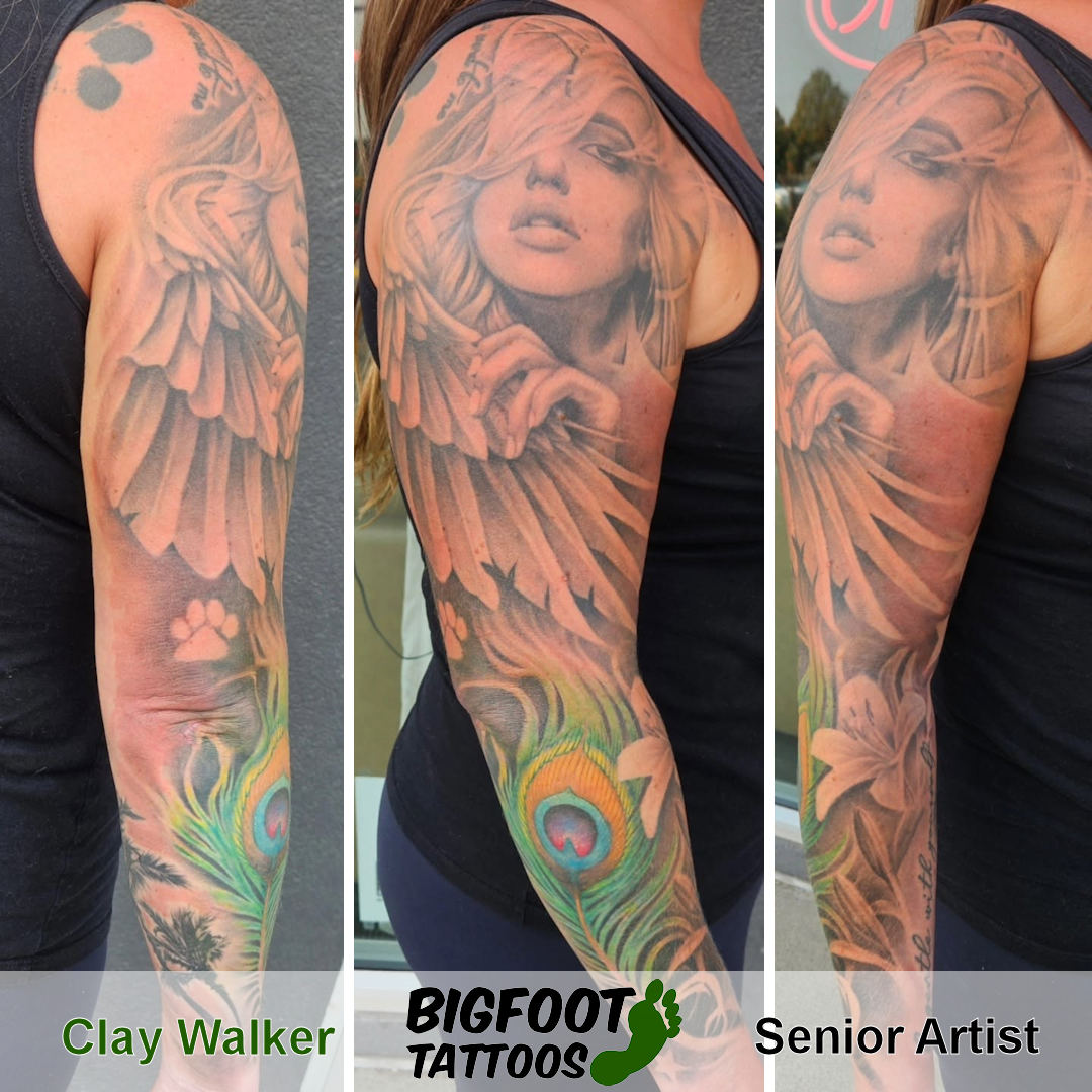 Peacock Feather Sleeve — Clay Walker Peacock Feather Sleeve — Clay Walker