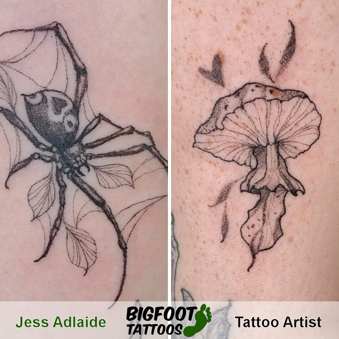 Spider and Mushroom Addons — Jess Adlaide