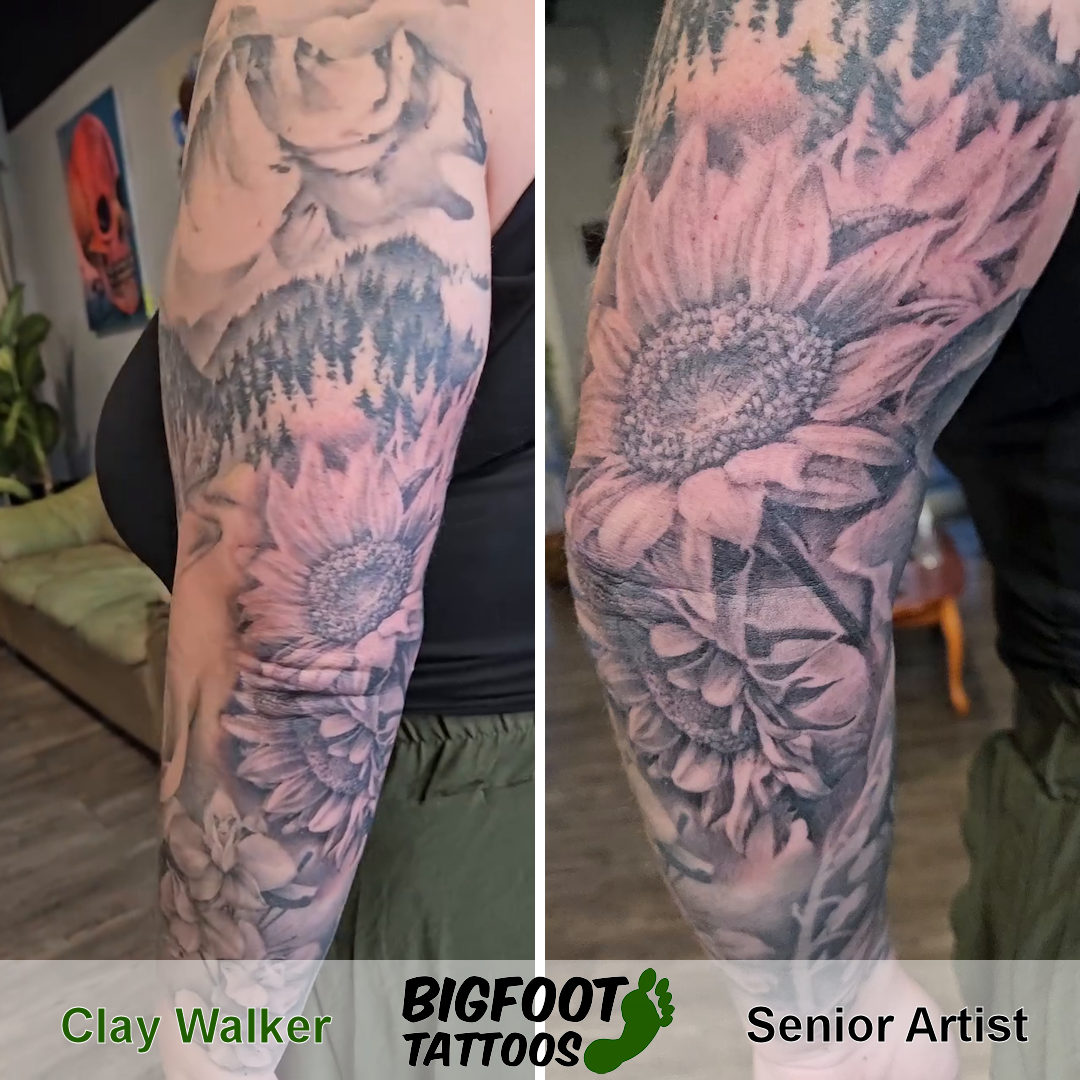 Sunflower Add On to Harp Mountain Sleeve — Clay Walker Sunflower Add On to Harp Mountain Sleeve — Clay Walker