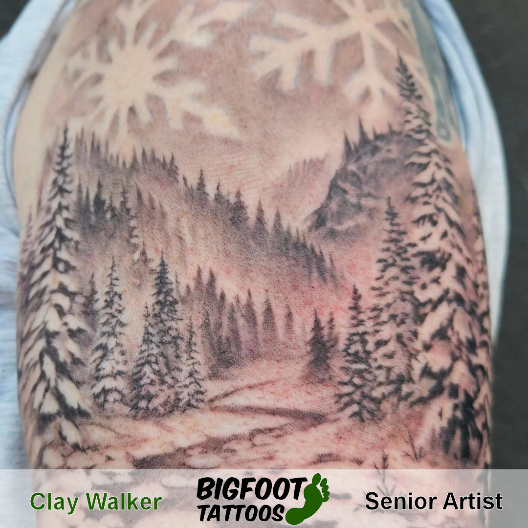 Winter Scene Tattoo — Clay Walker Winter Scene Tattoo — Clay Walker