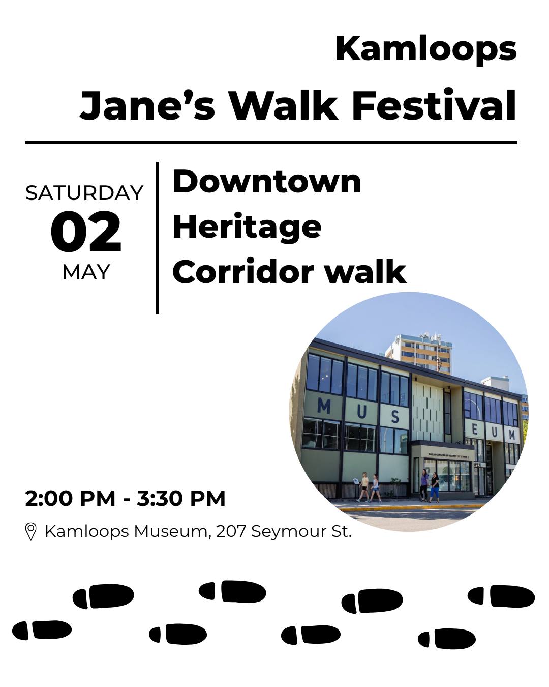 Kamloops Jane’s Walk Festival: Downtown Heritage Walk — Saturday, May 2