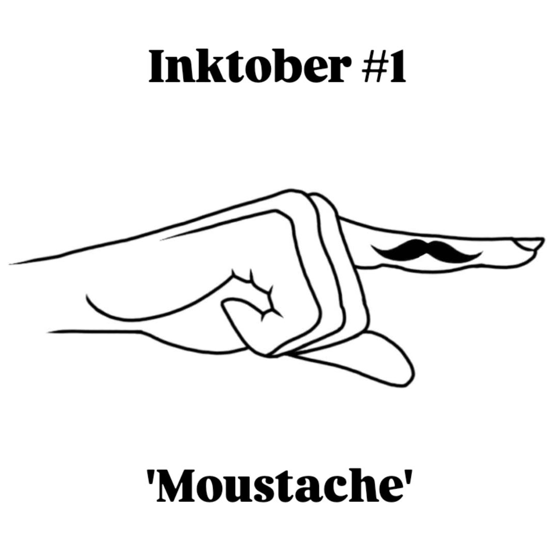 Moustache Inktober β Clay Walker Moustache Inktober β Clay Walker